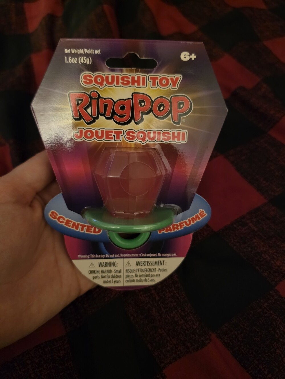 Ring Pop Squishy Fidget Toy